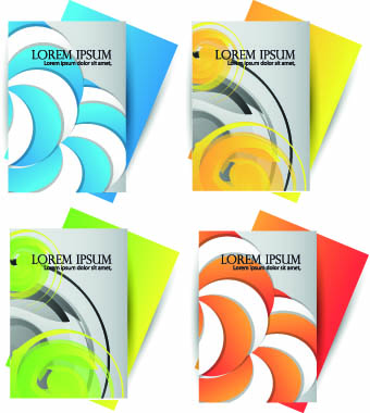 Brochures and flyers abstract cover vector 03 flyer cover brochures brochure abstract   