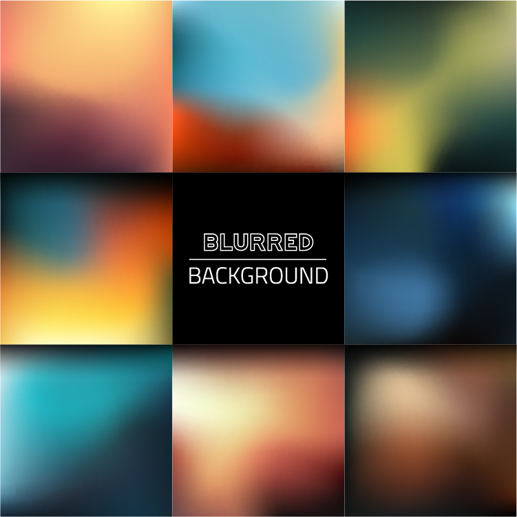 Colorful blurred art backgrounds 07 vector colorful blurred backgrounds background   