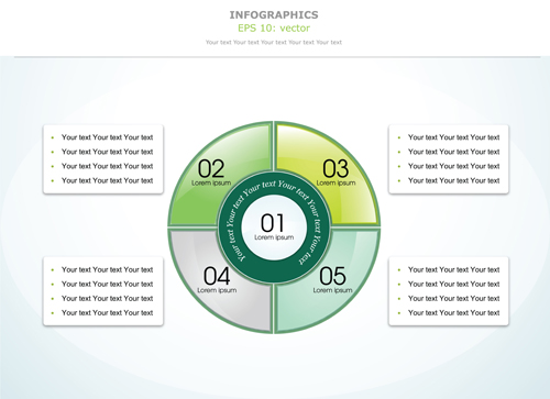 Modern Education Infographics vector set 04 modern infographics education   