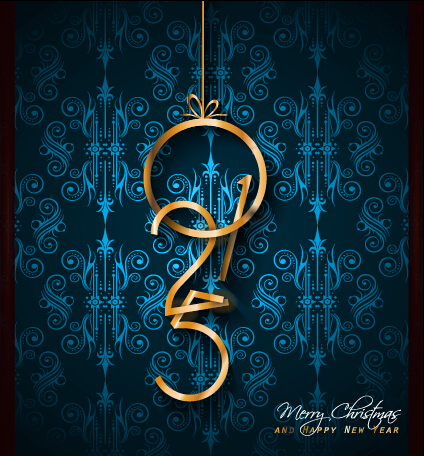 2015 new year golden ornaments background set 06 ornaments ornament new year golden background 2015   