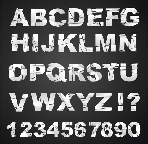 Funny alphabets creative design vector 02 funny creative alphabet   