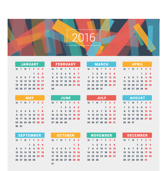 2016 company calendar creative design vector 15 creative company calendar 2016   