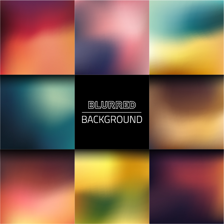 Colorful blurred art backgrounds 06 vector colorful blurred backgrounds background   