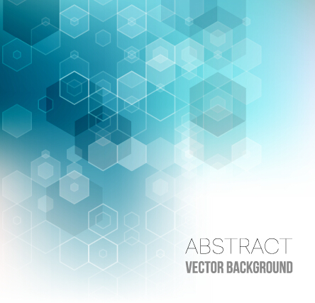 Hexagon with blurs background vector 02 hexagon design blurs background   