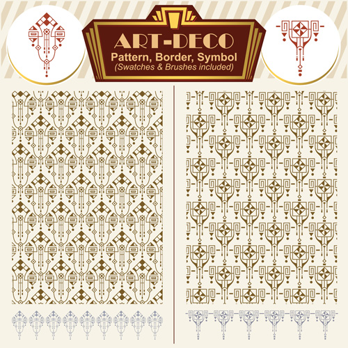 Art 34442 symbol pattern deco borders   