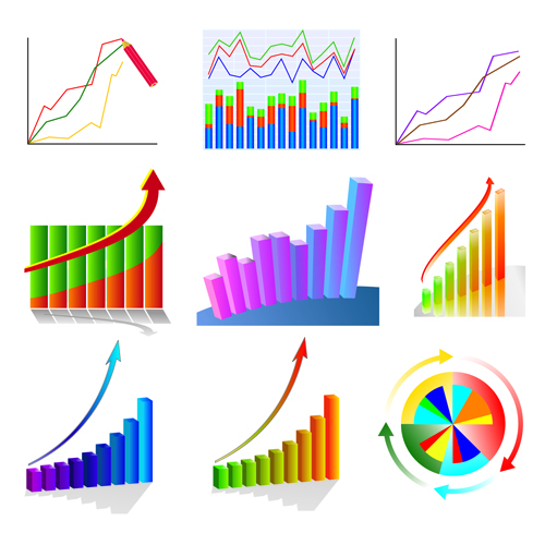 Charts and Information elements vector material 03 information elements class   