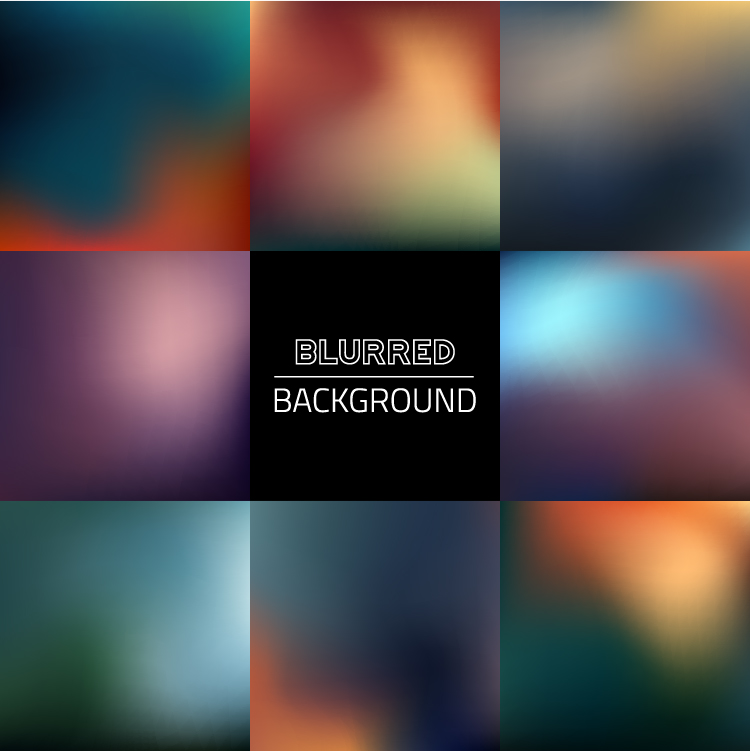 Colorful blurred art backgrounds 01 vector colorful blurred backgrounds background   