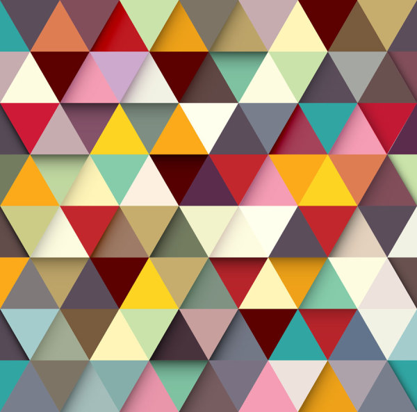 Colored Triangle vector background Vector Background triangle colored background   