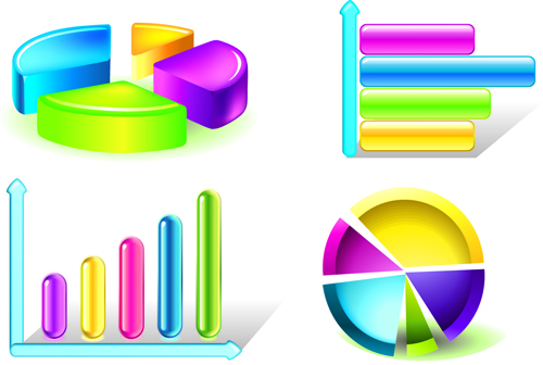 Charts and Information elements vector material 02 information elements charts   