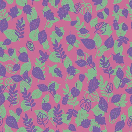 Simple leaves pattern seamless vector 01 simple seamless pattern leaves   