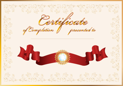 Vector Certificate template design art 01 certificate template certificate   