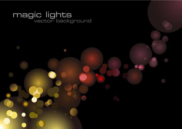 Shiny magic lights vector background shiny magic lights design background   