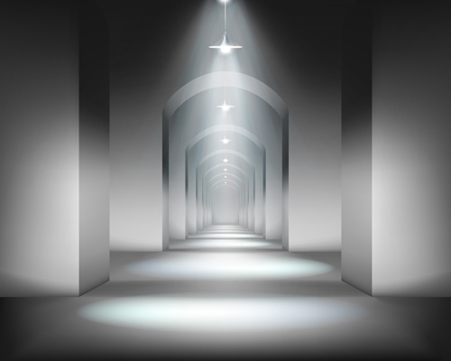 Tunnel and light design elements vector 04 tunnel element design elements   