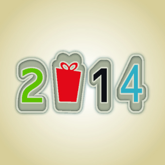 2014 New Year design elements vectors 04 vectors new year element design elements   