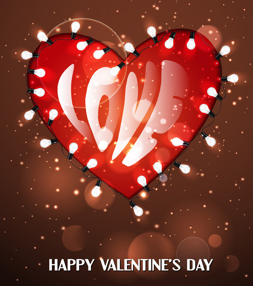 Romantic Happy Valentine day cards vector 19 Valentine day Valentine romantic happy cards card   