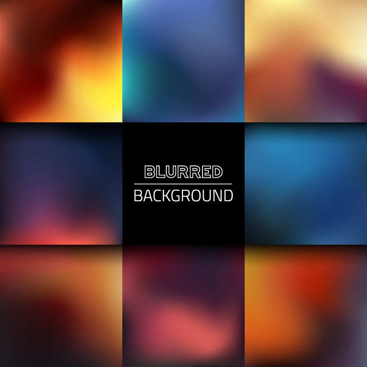 Colorful blurred art backgrounds 08 vector colorful blurred backgrounds background   