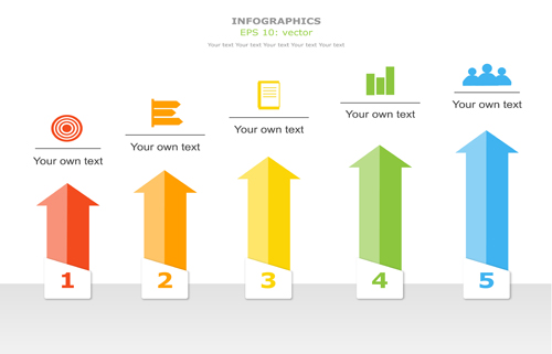 Modern Education Infographics vector set 08   