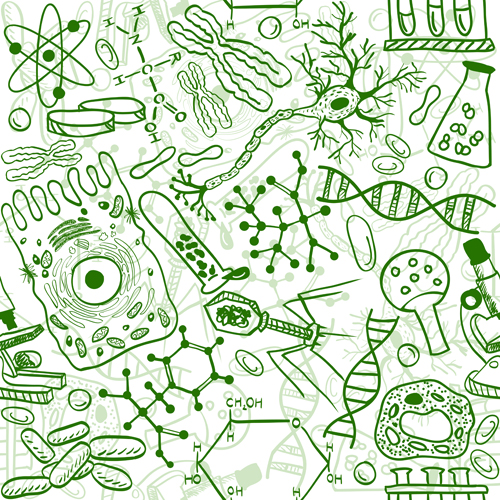 School elements vector pattern set 01 vector pattern seamless school pattern elements element   