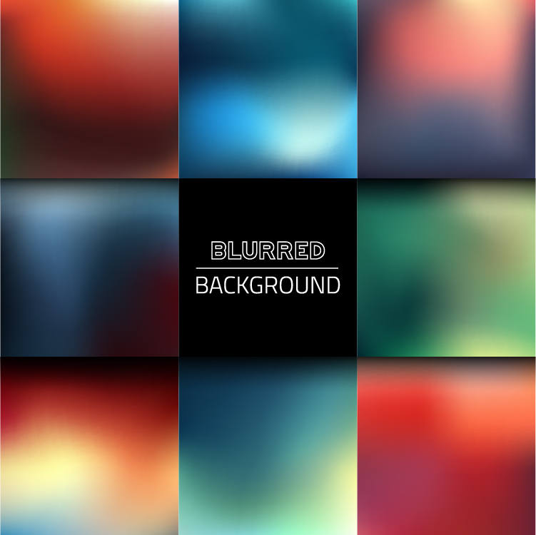 Colorful blurred art backgrounds 09 vector colorful blurred backgrounds background   