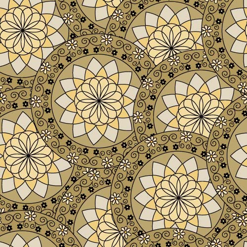 Ornate round lace pattern seamless vector 02 seamless round pattern ornate lace   