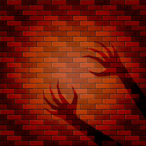 Halloween brick wall background vector 07 wall halloween brick background   
