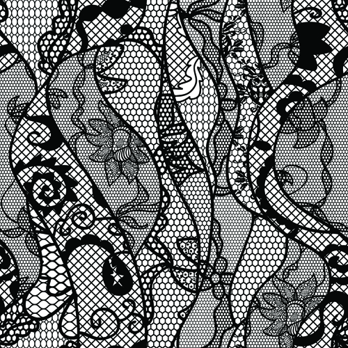 Black Lace Backgrounds vector material 07 material lace black   