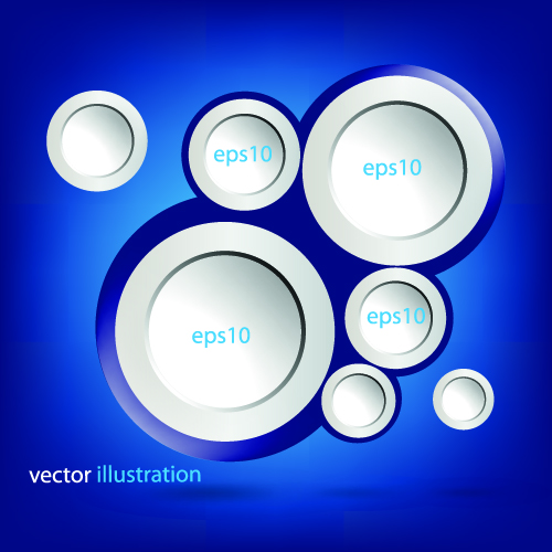 3D Circle vector background 02 circle backgrounds   