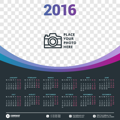 2016 company calendar creative design vector 11 creative company calendar 2016   