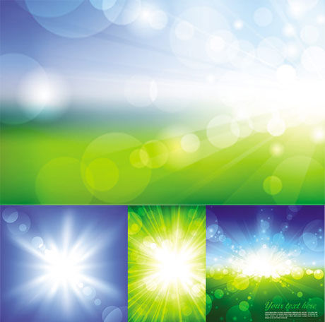 bright halo light Vector speed sky marine light instant burst of light gradient fuzzy fresh background   