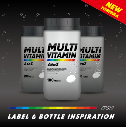 vitamin box design vector 02 vitamin design box   