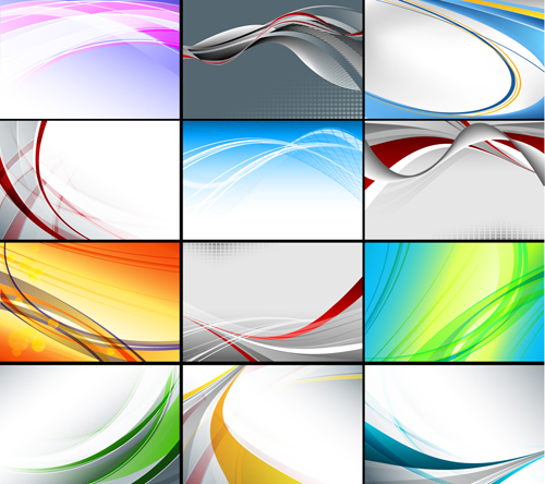 Set of Abstract vector backgrounds art 04 Vector Background business backgrounds background Abstract vector abstract   