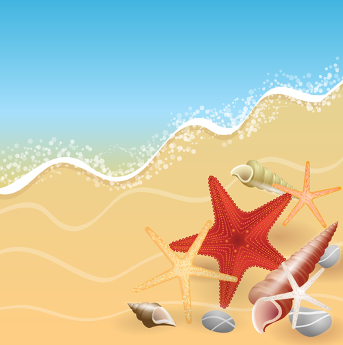 Summer holiday beach creative background vecor 03 summer holiday Creative background creative beach background   