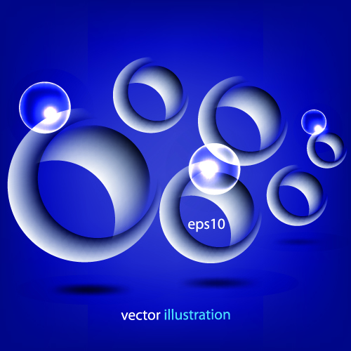 3D Circle vector background 03 circle backgrounds   