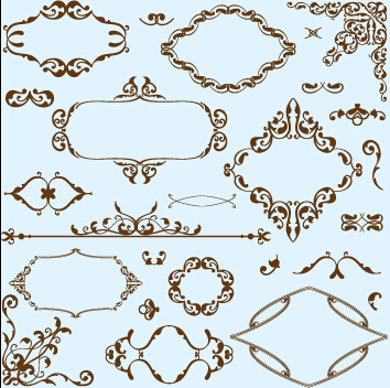 Simple frame with borders and ornaments vector design 02 simple ornaments frame borders border   