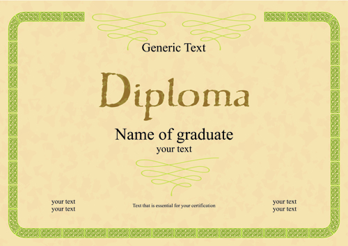 Creative Diploma and certificate design vector material 01 material diploma creative certificate   
