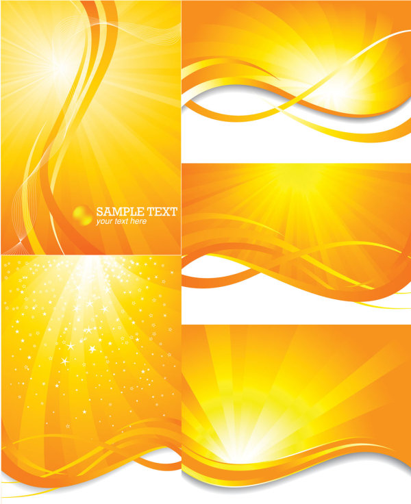 bright sun background vector material sunshine line light golden glare flow dynamic lines dynamic bright background   