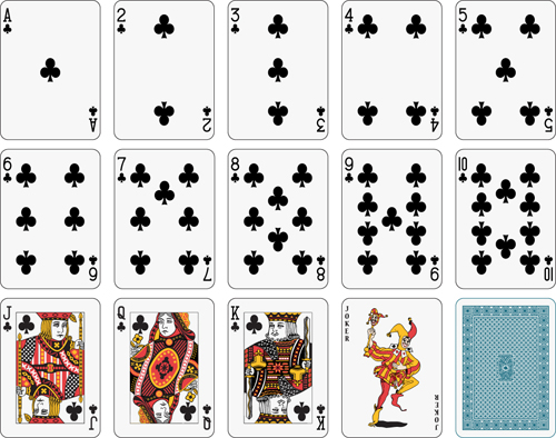 Different playing card vector graphic 02 playing card playing different cards   