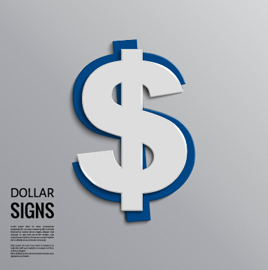 Creative dollar signs background vector 03 dollar signs dollar creative background vector background   