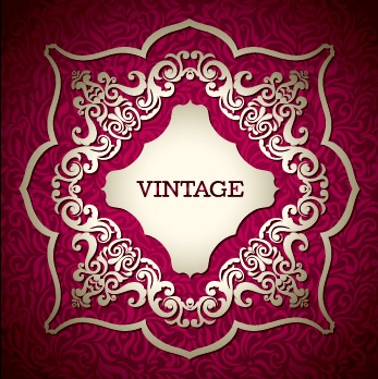 Floral vintage frame vector graphics 02 vector graphics vector graphic graphics frame floral   