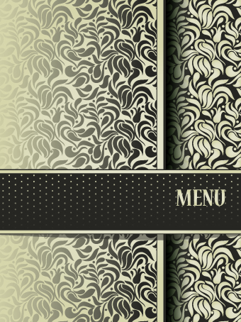 Vintage decorative pattern restaurant menu cover vector 01 vintage restaurant pattern decorative pattern decorative cover   