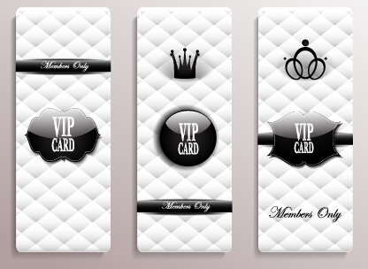 Luxury VIP cards set vector 03 vip card vip luxury   