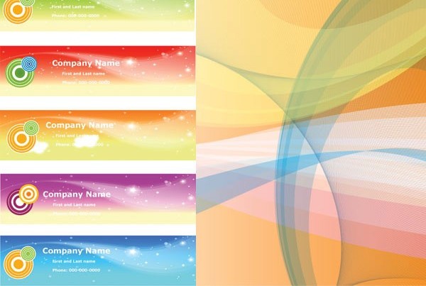 Fantasy style banners with background vector style fantasy banners background   
