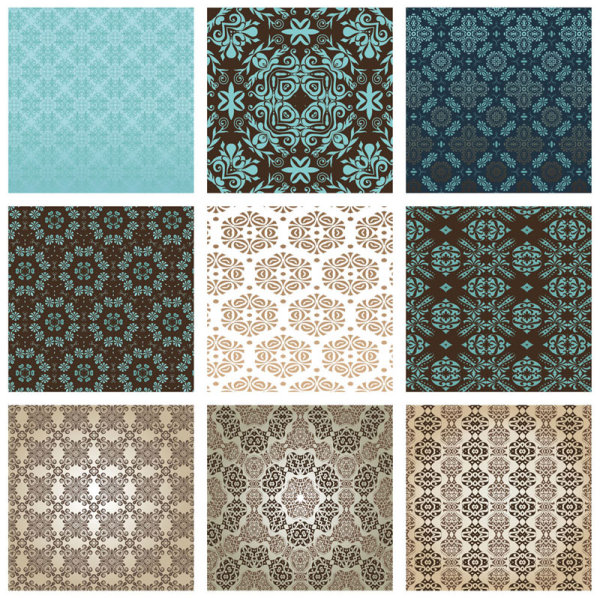 Exquisite Decorative pattern background 01 vector vector decorative pattern   