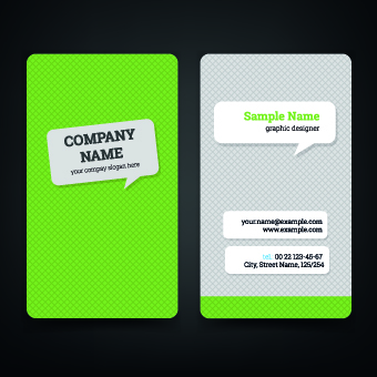 Green style business cards design vector Green style green business cards business card business   