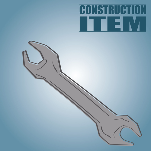 Construction tool creative background vector material 08 tool construction   