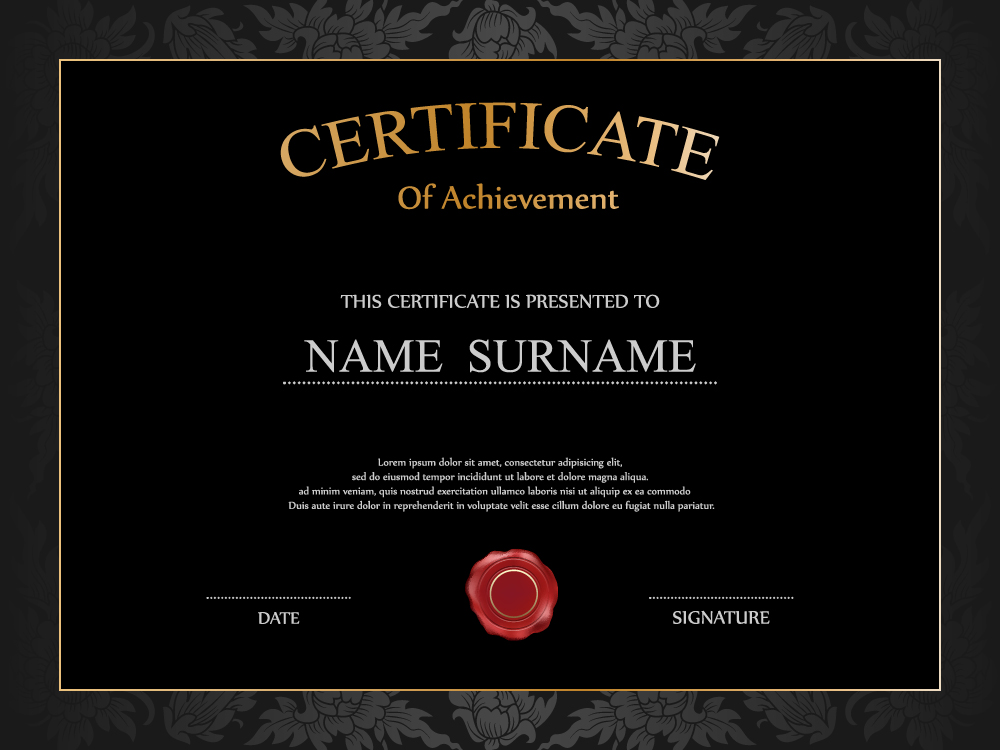 Vintage frame certificate template vectors 01 vintage template frame certificate   