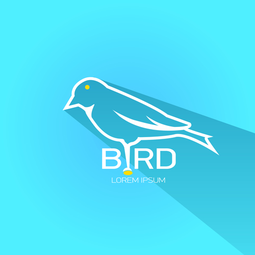 Classic bird logo design elements vector 03 logo element design elements classic bird   