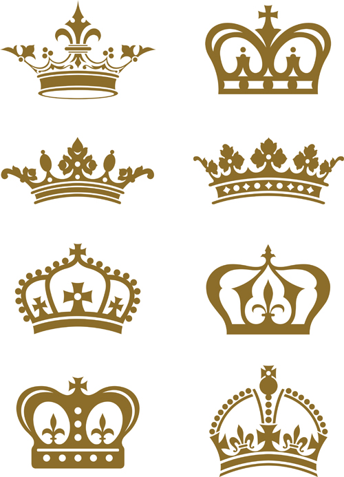 Royal crown vintage design vectors 08 vintage royal crown   