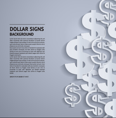 Creative dollar signs background vector 02 dollar signs dollar creative background   