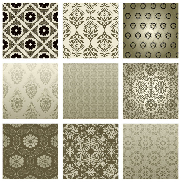 Exquisite Decorative pattern background 02 vector vector decorative pattern   